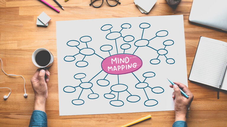 Blog Featured Image_Sparking Creative Ideas Mind mapping ideas of work with person thinking.Business creativity concepts