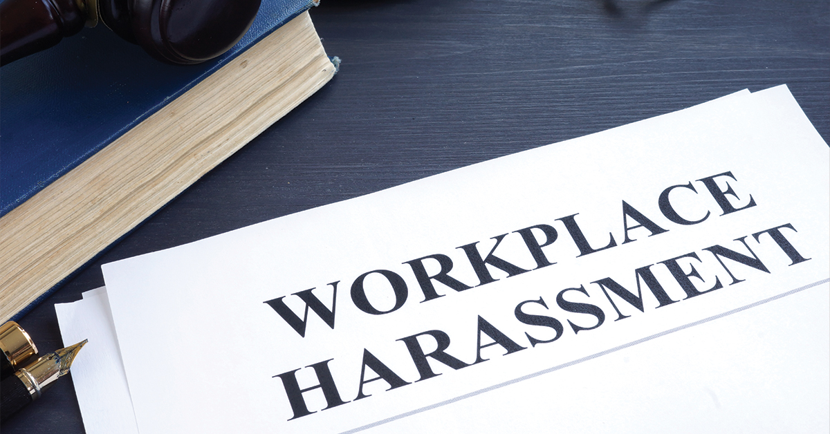 Documents about Workplace harassment in a court