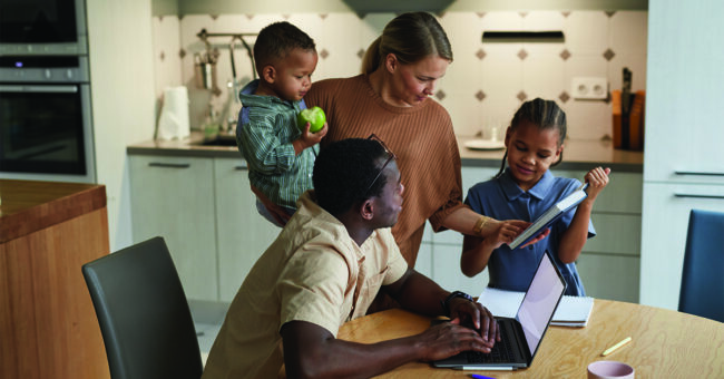 Creating Life Balance Loving Biracial Family at Home