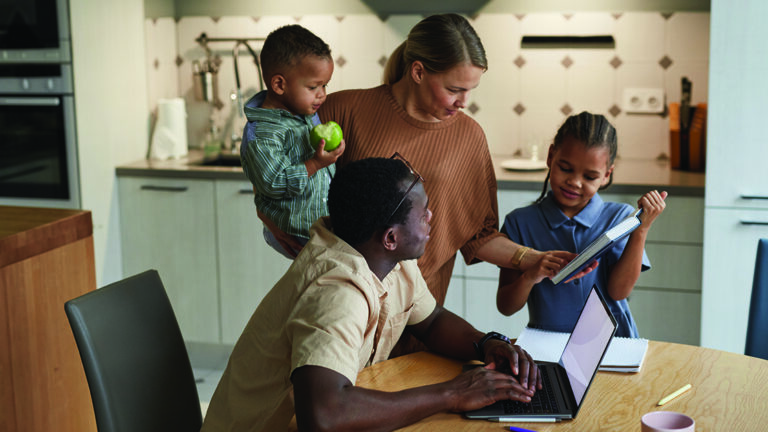 Creating Life Balance Loving Biracial Family at Home