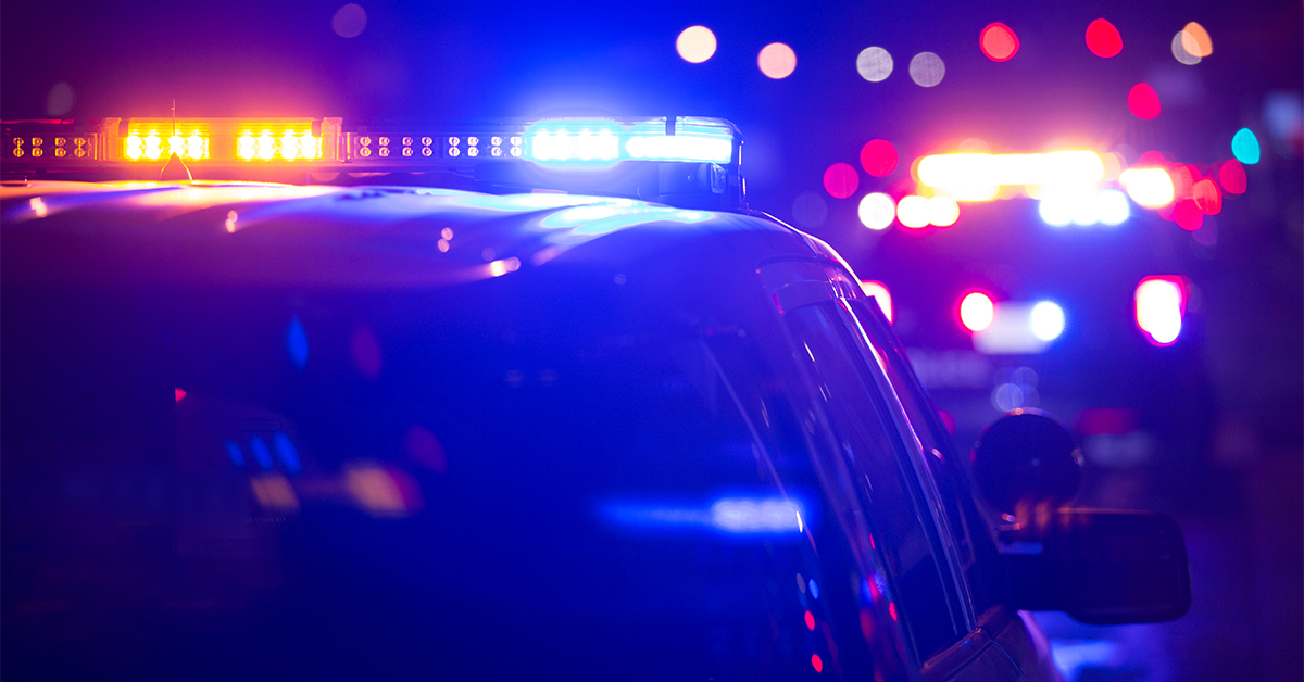 Episode 18 – Active Shooter Awareness with Dr. Mary Schoenfeldt – Part 1 Police units responds to the scene of an emergency.