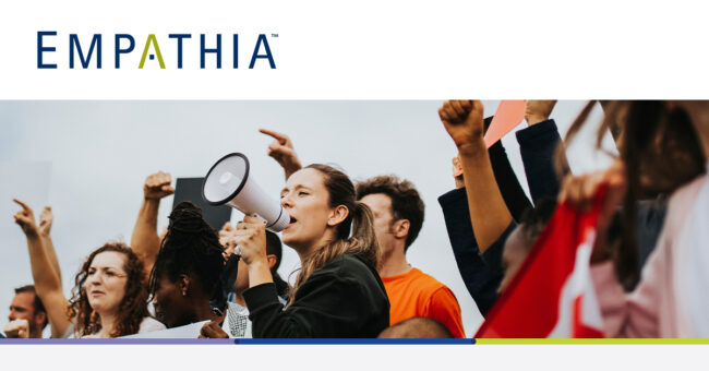 Featured Image – Election Panel Webinar Blog Post Group of activists protesting