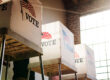 People voting election poll