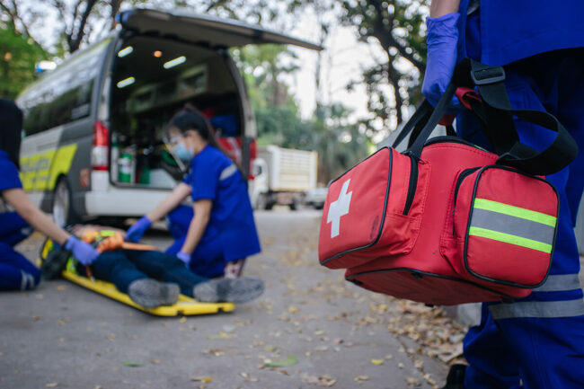 Featured-Image-Episode-46-Surviving-a-Tragedy-Pt.2 Emergency responders arriving to scene of tragedy