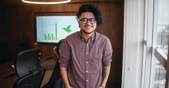 Gender-Transition-Success-Begins-Management Portrait of a smiling trans businessman