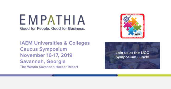 Empathia to Serve as Sponsor for the 2019 IAEM Universities & Colleges Caucus (UCC) Symposium