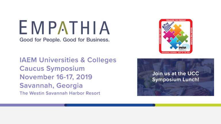 IAEM Graphic Empathia to Serve as Sponsor for the 2019 IAEM Universities & Colleges Caucus (UCC) Symposium