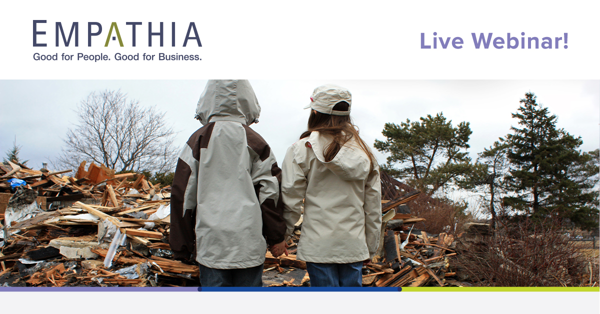 No More Home - Innovative Approaches for Improving Outcomes for Those Affected by Disaster Webinar