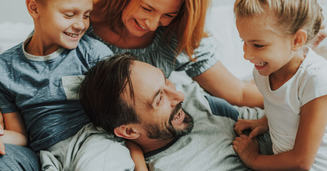 Podcast Featured Image – Episode 54 Family feeling joy and laughter