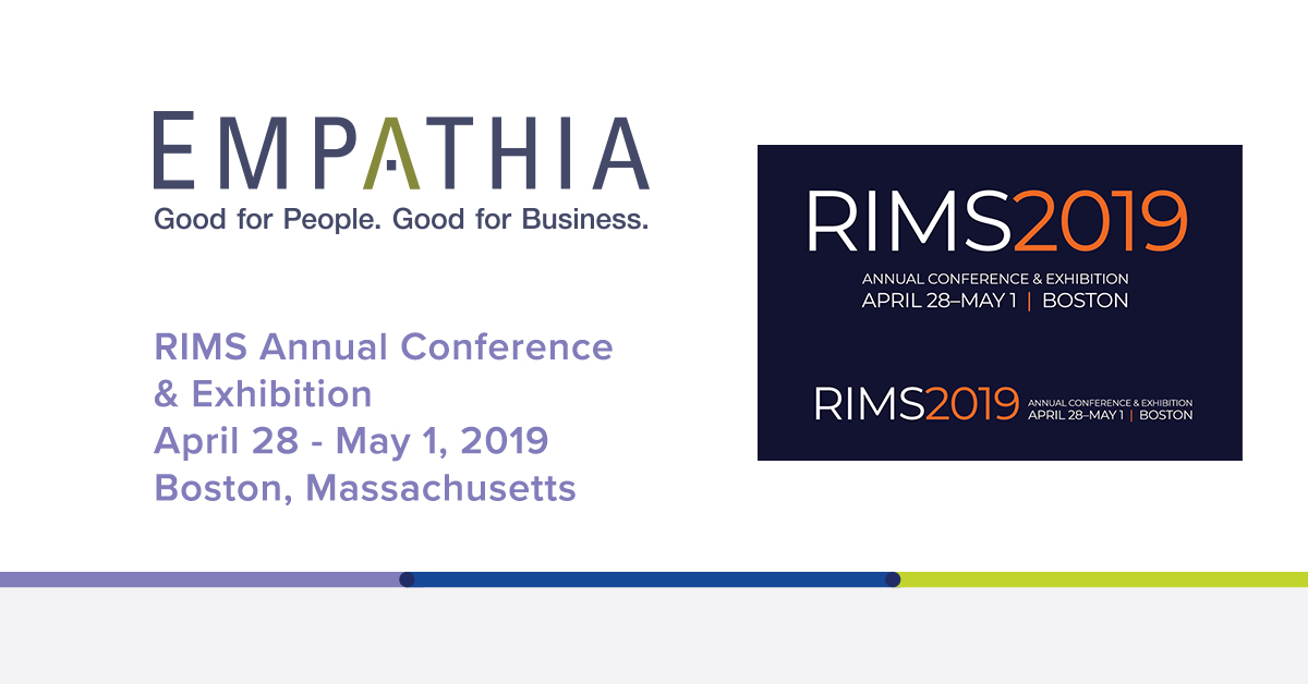 Empathia to Exhibit at RIMS 2019 Annual Conference & Exhibition