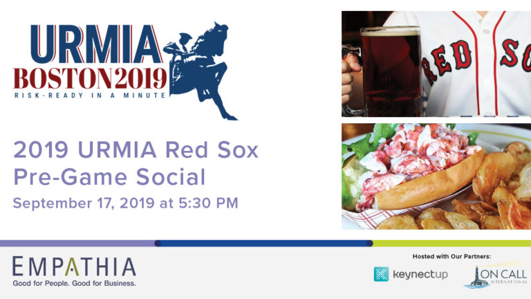 URMIAs Web Graphic NEW 2019 URMIA Red Sox Pre-game reception