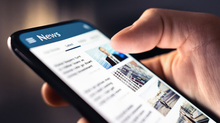 News feed in phone. Watching and reading latest online articles and headlines from smartphone newspaper mobile app. Daily digital information portal and publication. Media and press on internet. News feed in phone. Watching and reading latest online articles and headlines from smartphone newspaper mobile app. Daily digital information portal and publication. Media and press on internet.