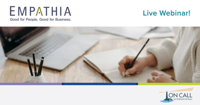 bss-webinar-featured-image Women taking notes while following webinar